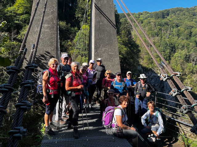 18 septembre : Le G3 aux gorges d'Olhadubi par la passerelle d'Holzarté.