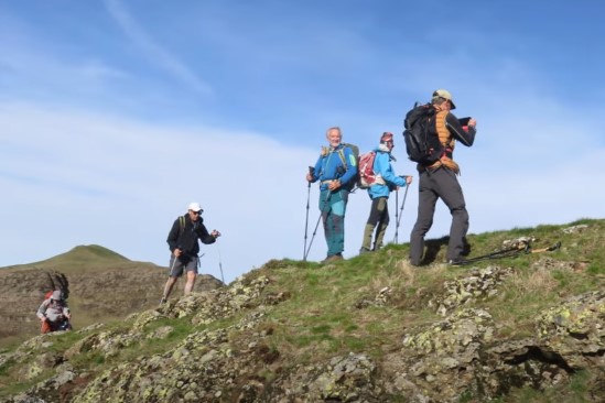 07 Avril : Le G1 sur la crête des Escaliers